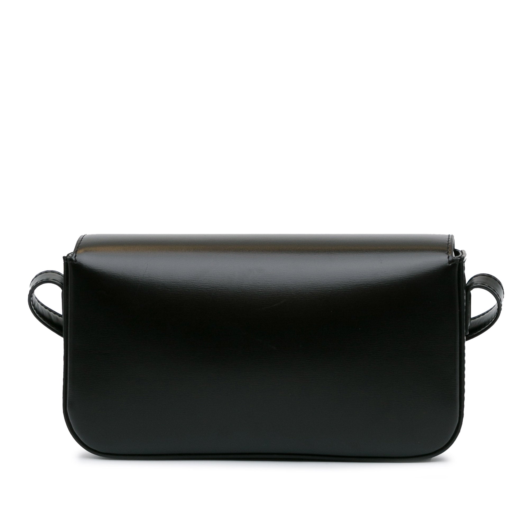 Shiny Calfskin Claude Shoulder Bag