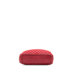 Quilted Iridescent Calfskin New Bubble Tote