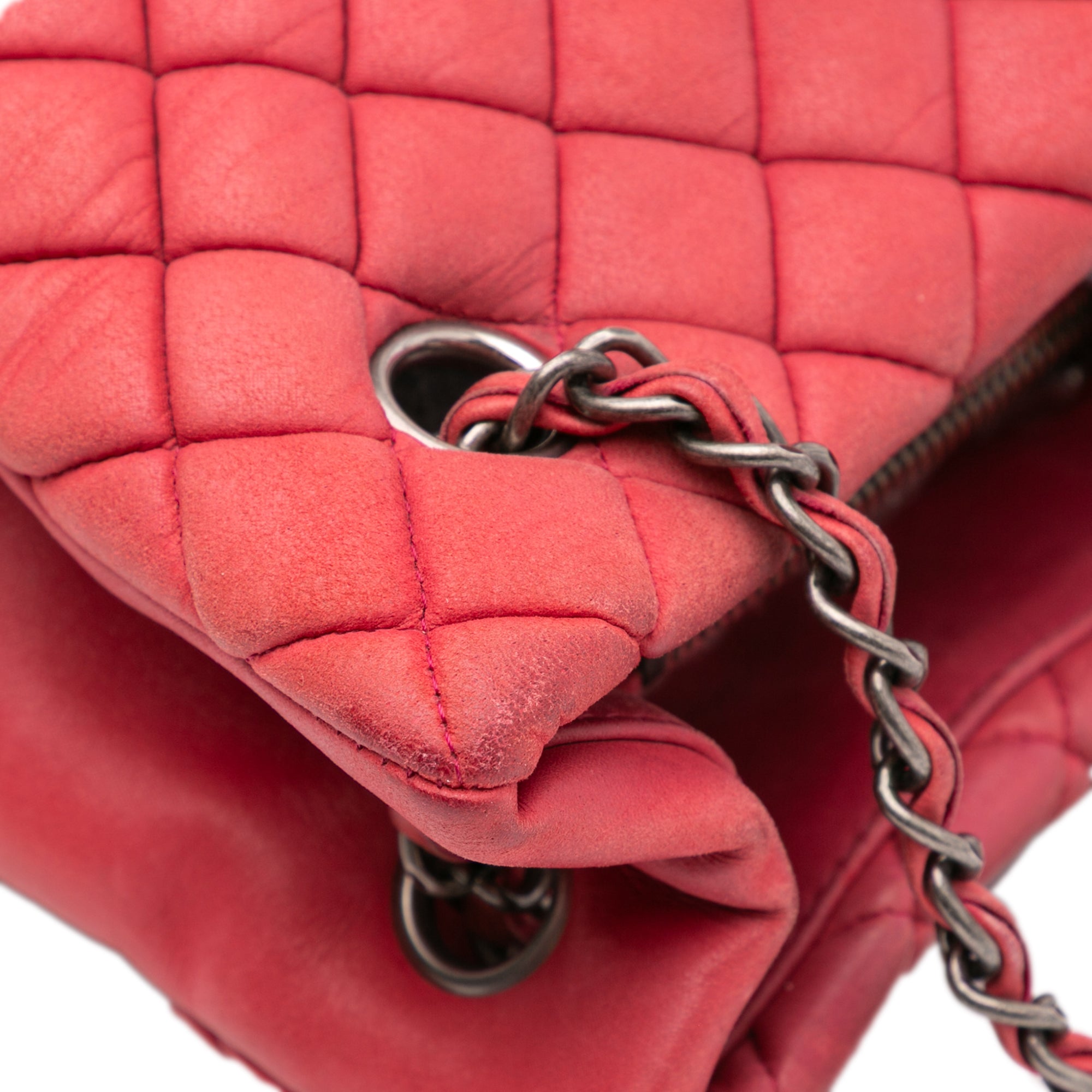 Quilted Iridescent Calfskin New Bubble Tote