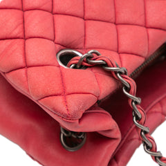 Quilted Iridescent Calfskin New Bubble Tote