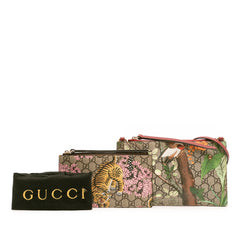 GG Supreme Bengal Double Zip Pochette