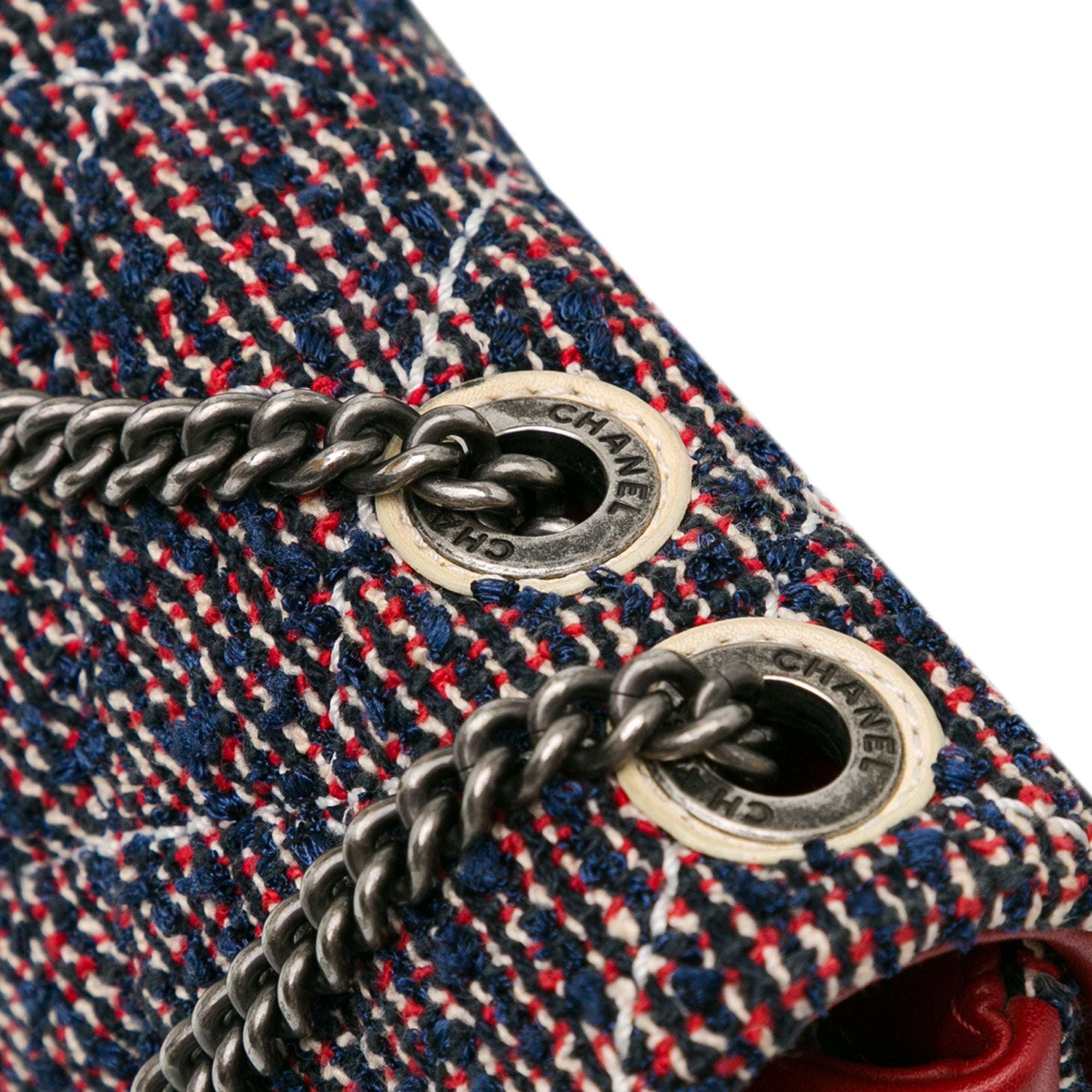 CC Quilted Tweed Single Flap