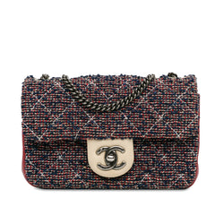 CC Quilted Tweed Single Flap