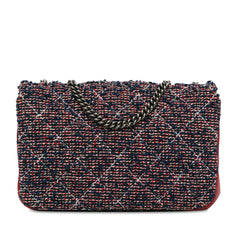 CC Quilted Tweed Single Flap