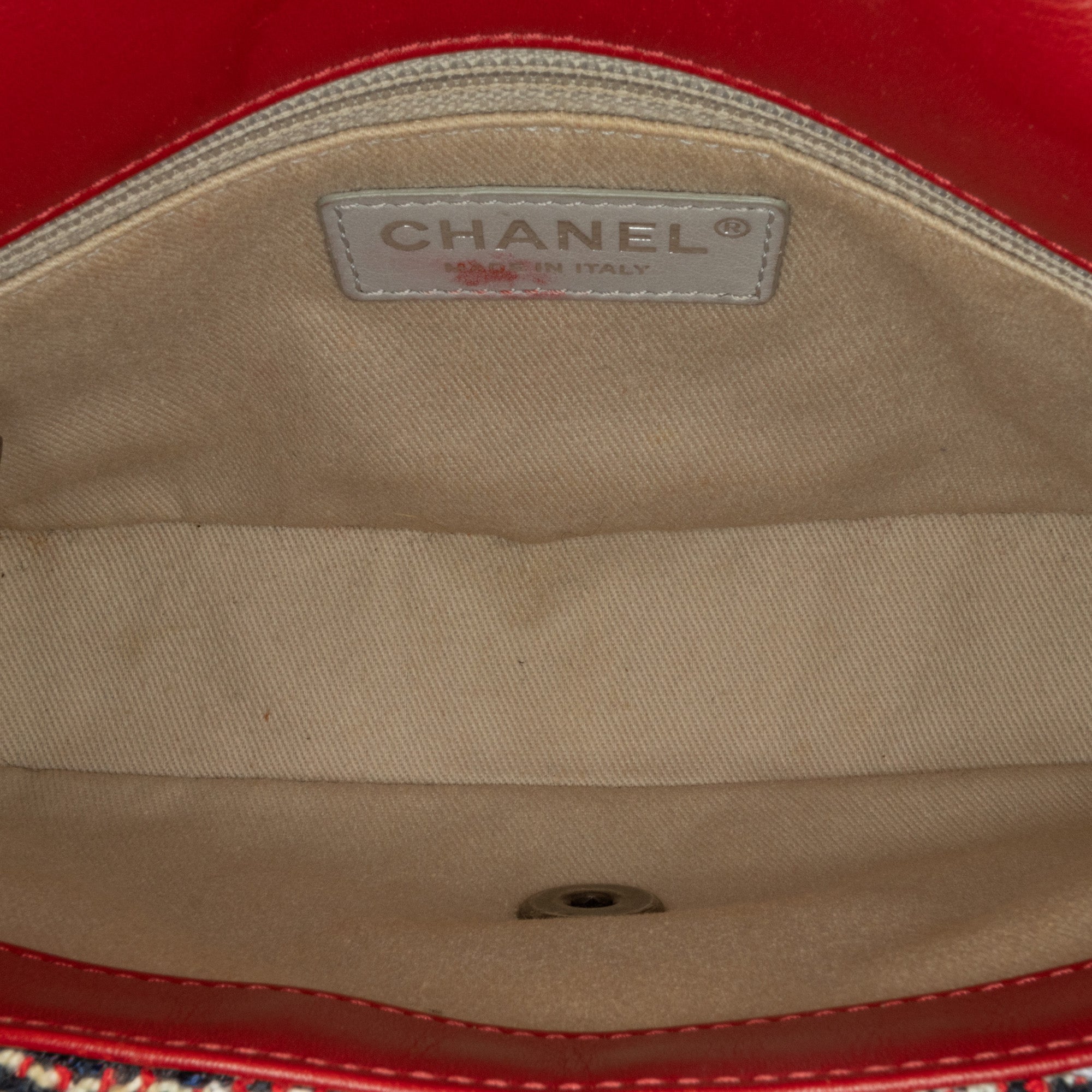 CC Quilted Tweed Single Flap