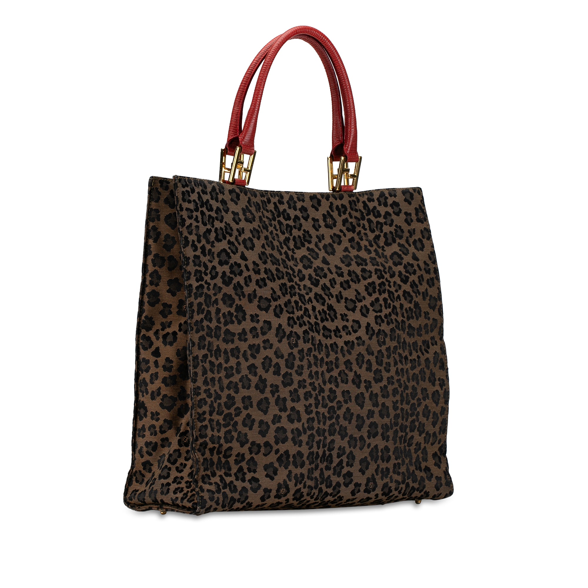 Leopard Print Canvas Tote_1