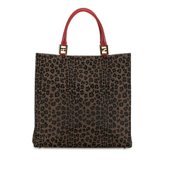 Leopard Print Canvas Tote_2