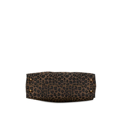 Leopard Print Canvas Tote_3