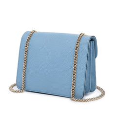 Small Dollar Calfskin Interlocking G Crossbody