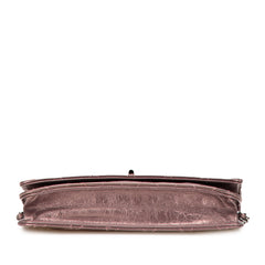 Reissue 2.55 Quilted Metallic Aged Calfskin Wallet on Chain