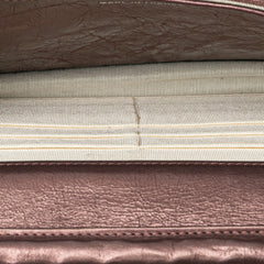 Reissue 2.55 Quilted Metallic Aged Calfskin Wallet on Chain