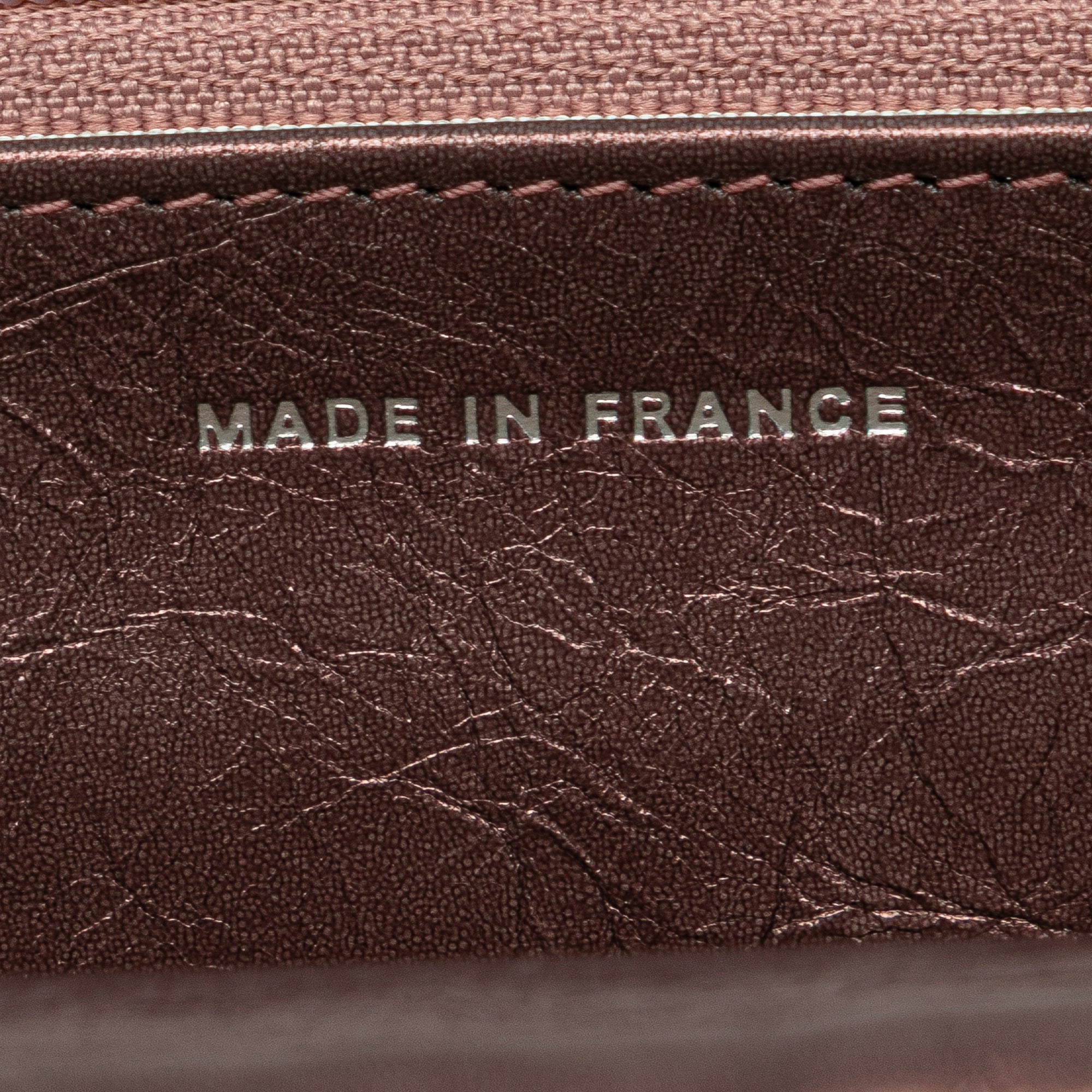 Reissue 2.55 Quilted Metallic Aged Calfskin Wallet on Chain