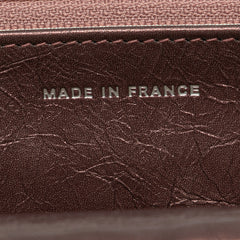 Reissue 2.55 Quilted Metallic Aged Calfskin Wallet on Chain