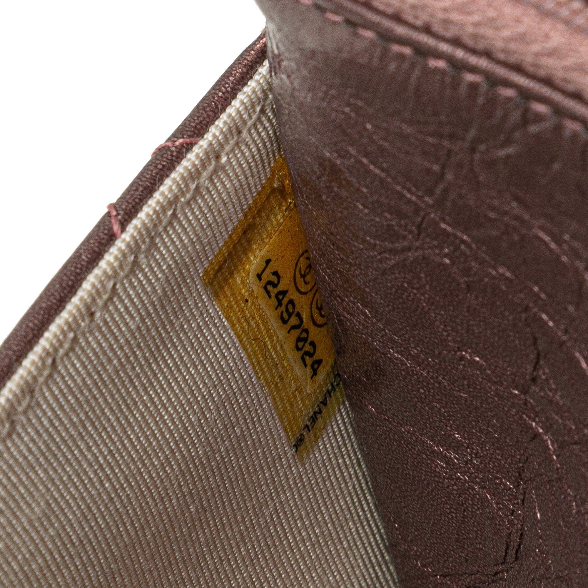 Reissue 2.55 Quilted Metallic Aged Calfskin Wallet on Chain