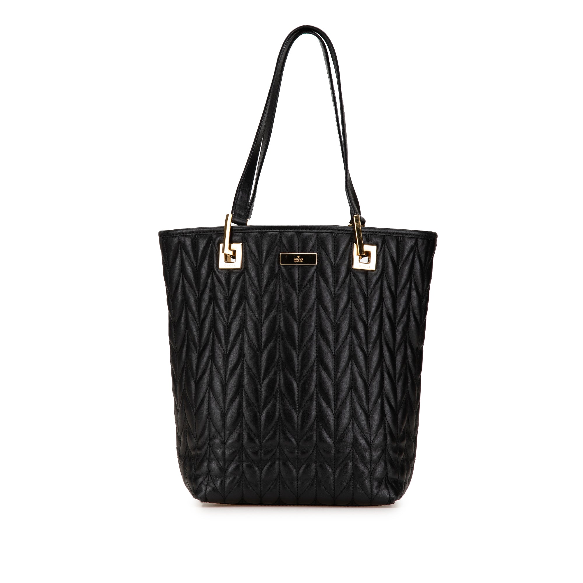 Quilted Leather Tote