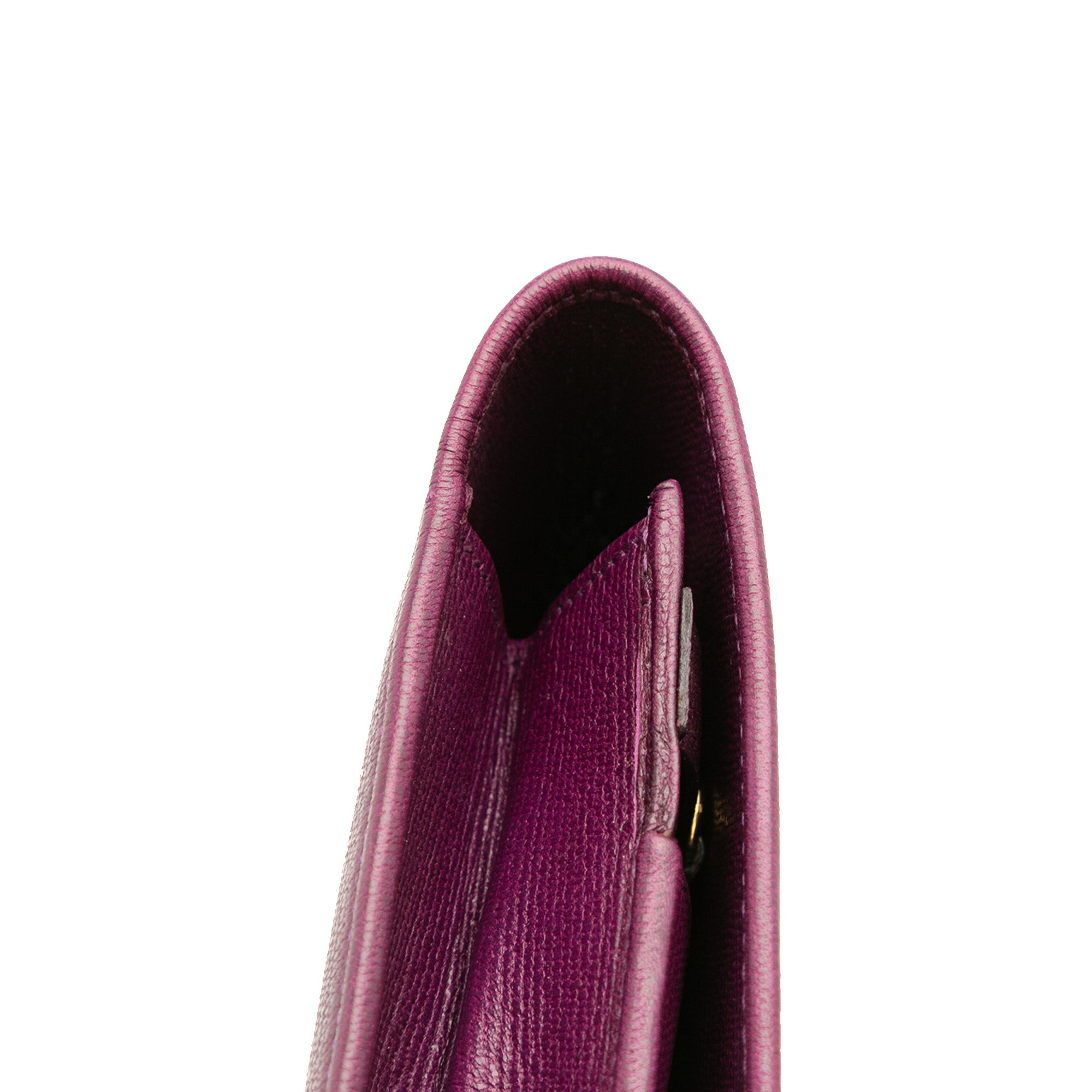 Leather Chyc Ligne Travel Wallet