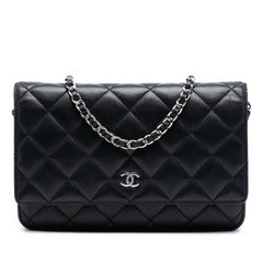 CC Quilted Lambskin Wallet On Chain