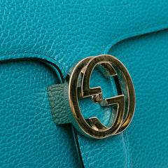 Medium Dollar Calfskin Interlocking G Crossbody