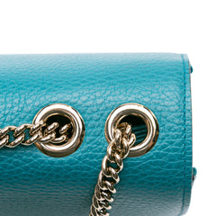 Medium Dollar Calfskin Interlocking G Crossbody