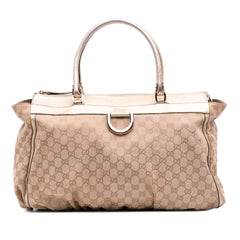 Large GG Canvas Abbey D Ring Tote