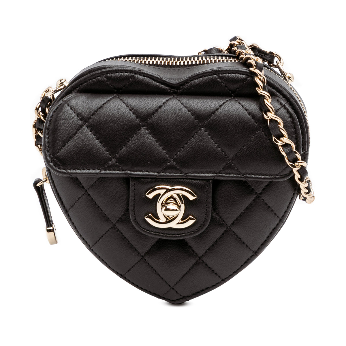 Mini Lambskin CC in Love Heart Crossbody