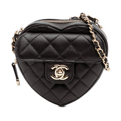 Mini Lambskin CC in Love Heart Crossbody