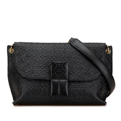 Leather Repeat Anagram Avenue Crossbody