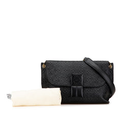 Leather Repeat Anagram Avenue Crossbody