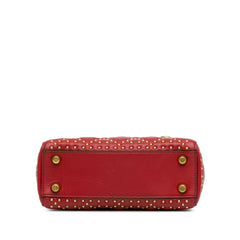 Small Lambskin Cannage Studded Supple Lady Dior
