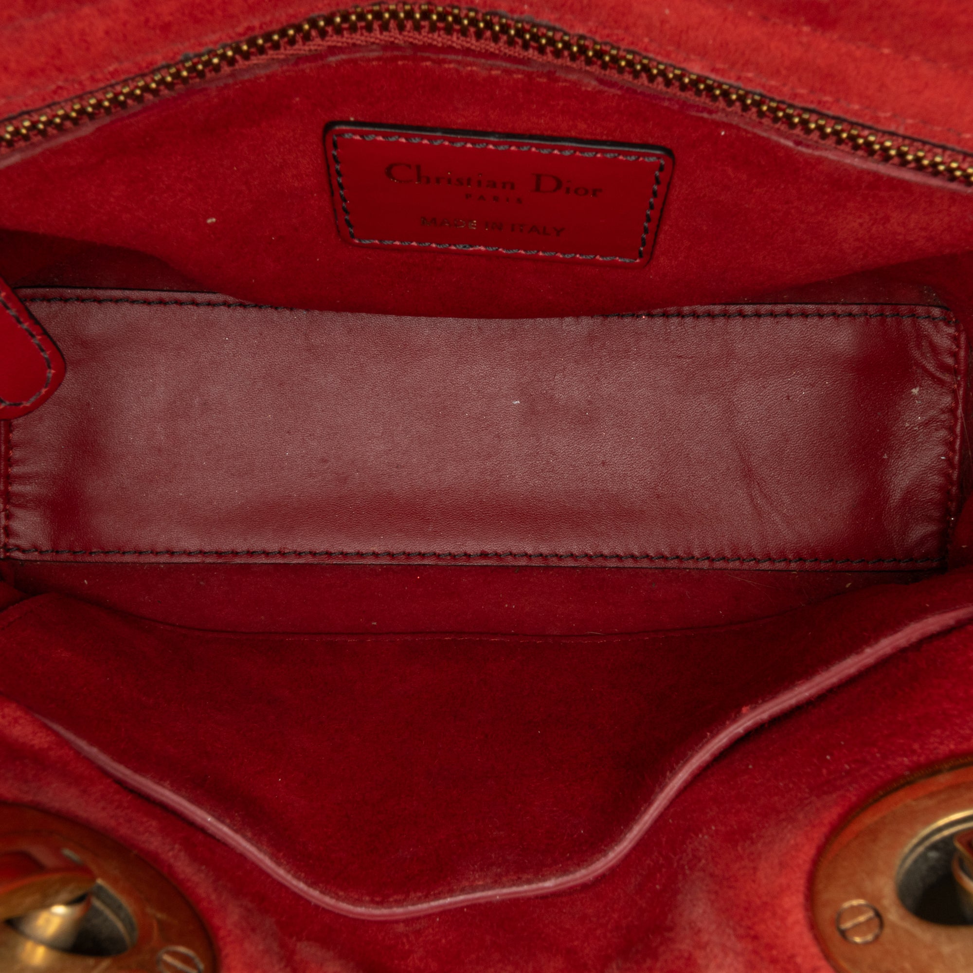 Small Lambskin Cannage Studded Supple Lady Dior