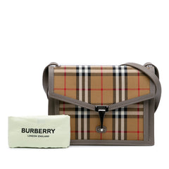 Small House Check Canvas Macken Crossbody