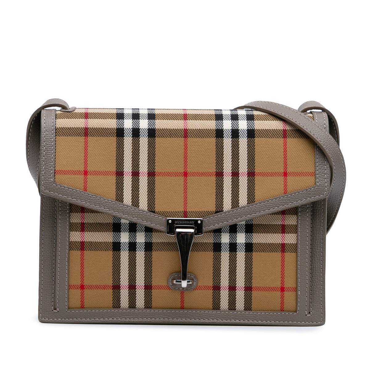 Small House Check Canvas Macken Crossbody