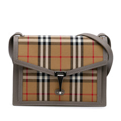 Small House Check Canvas Macken Crossbody