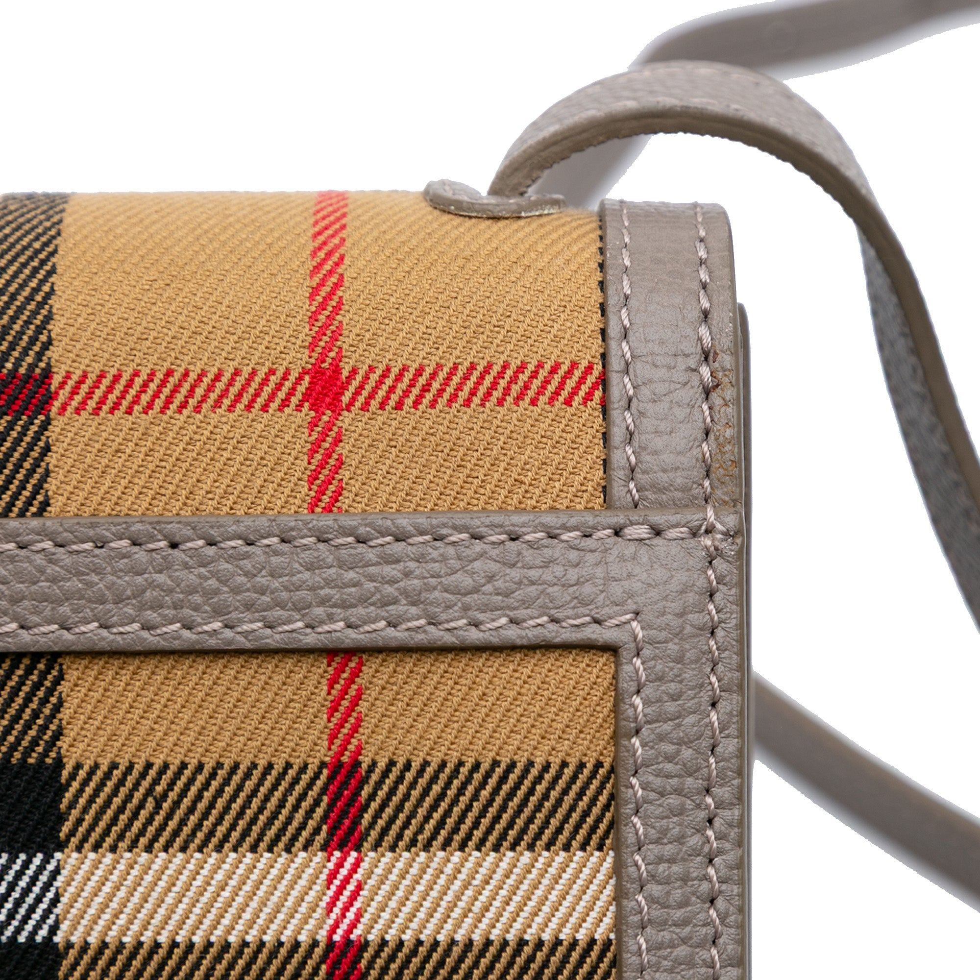 Small House Check Canvas Macken Crossbody