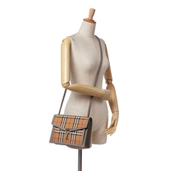 Small House Check Canvas Macken Crossbody