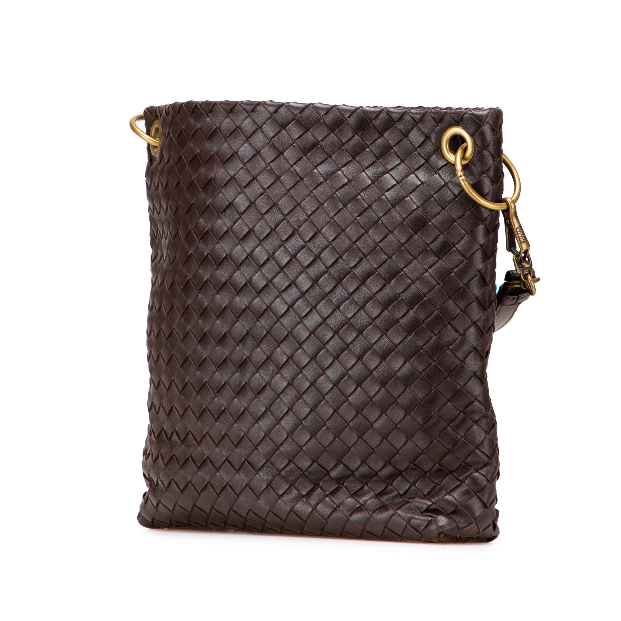 Leather Intrecciato Crossbody