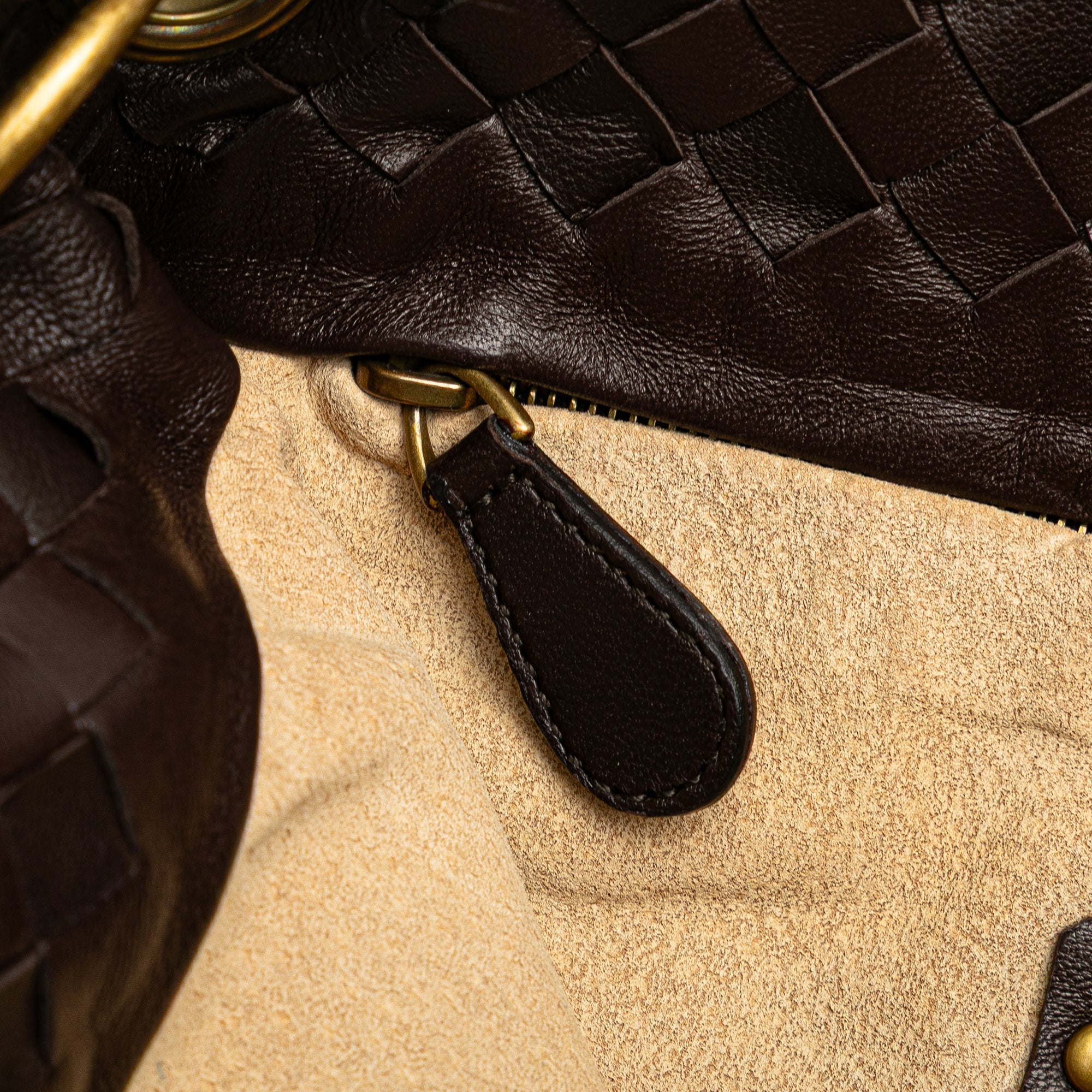Leather Intrecciato Crossbody