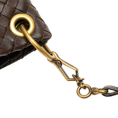 Leather Intrecciato Crossbody