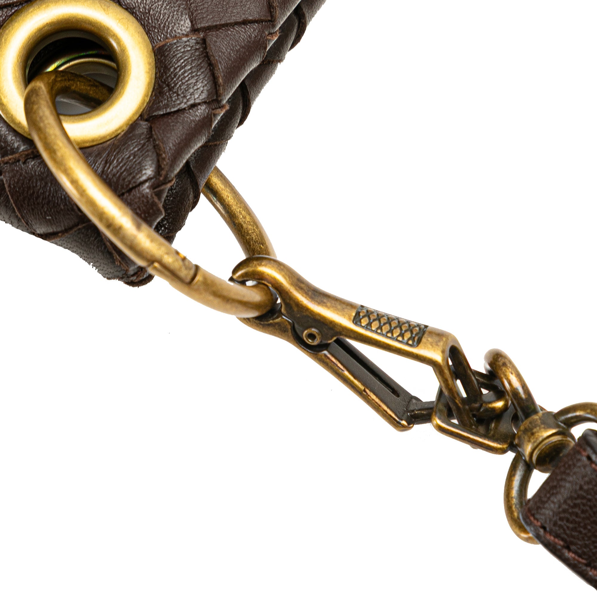 Leather Intrecciato Crossbody