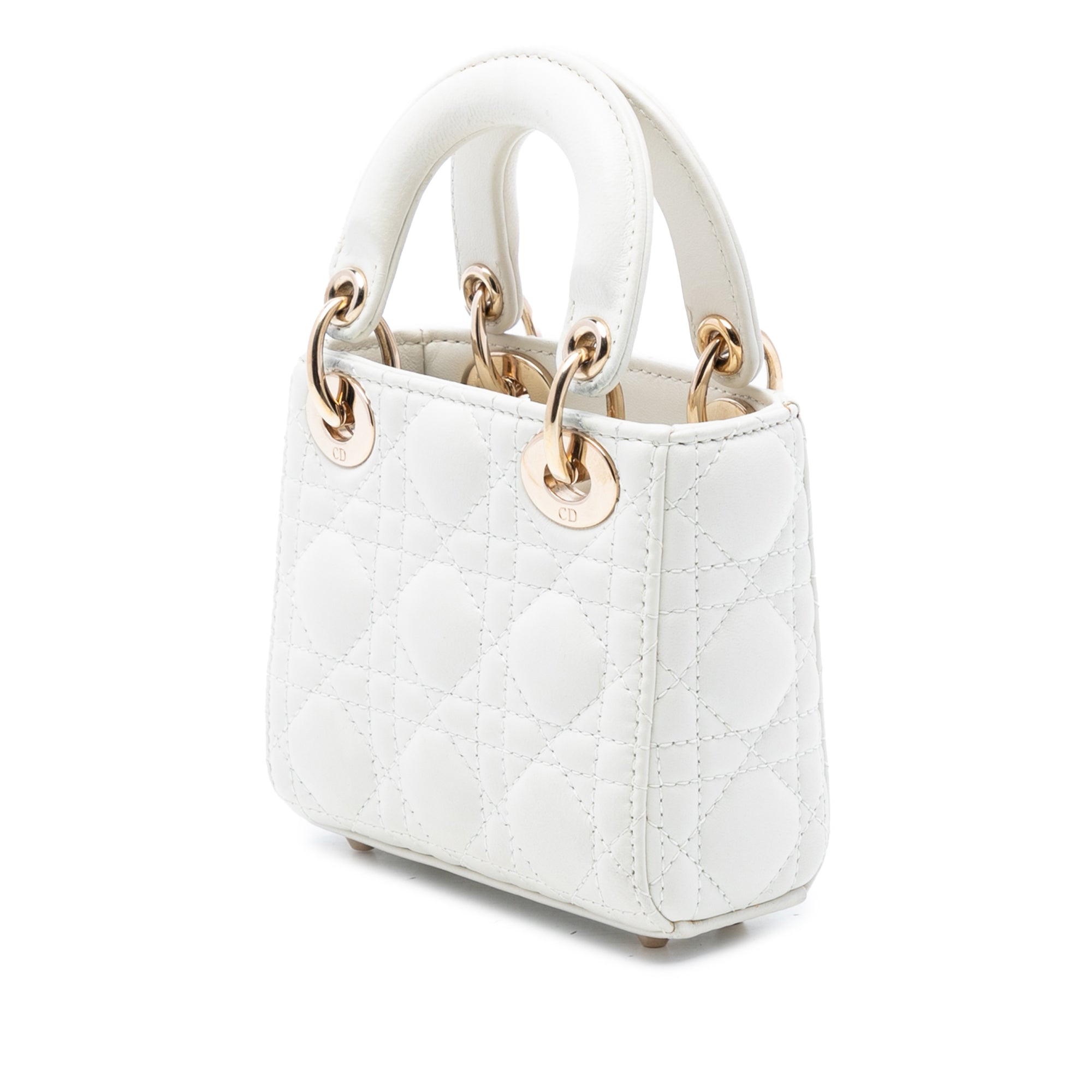 Micro Lambskin Cannage Lady Dior