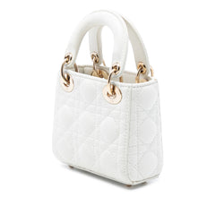 Micro Lambskin Cannage Lady Dior