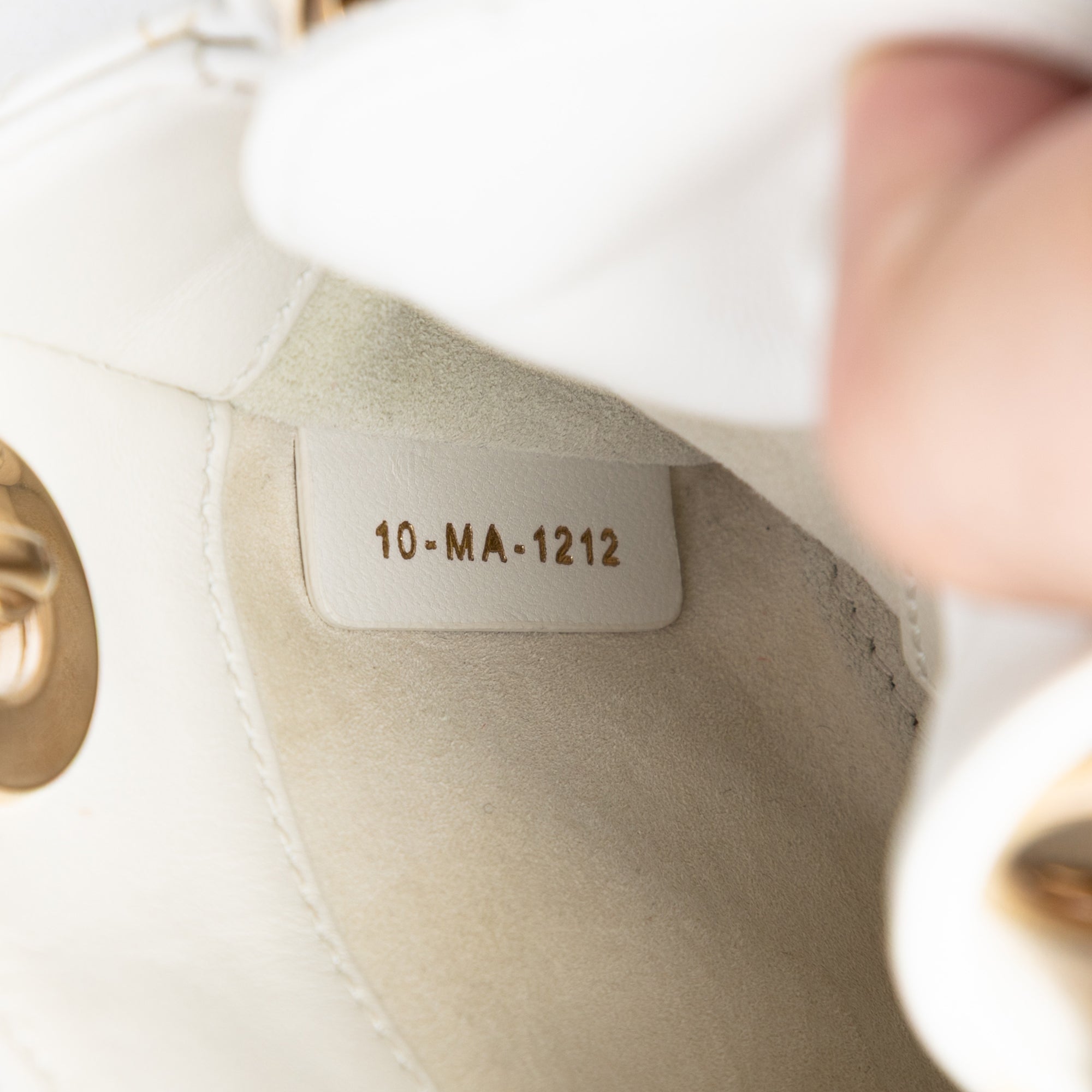 Micro Lambskin Cannage Lady Dior