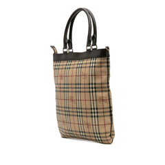Haymarket Check Coated Canvas Tote