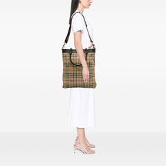 Haymarket Check Coated Canvas Tote