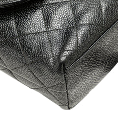 Quilted Caviar CC Flap Crossbody