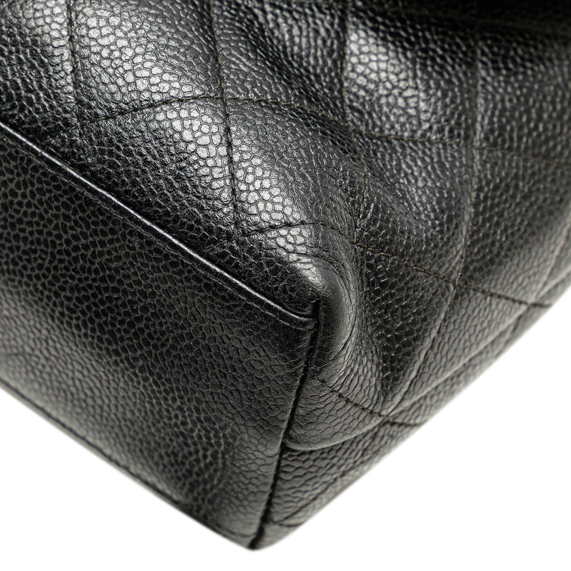 Quilted Caviar CC Flap Crossbody