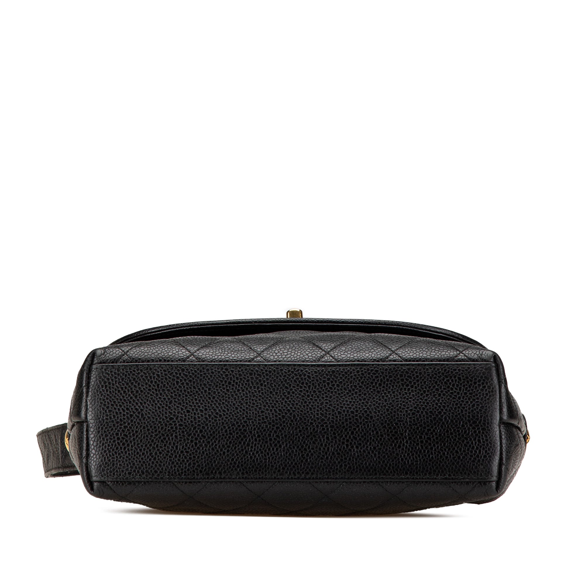 Quilted Caviar CC Flap Crossbody