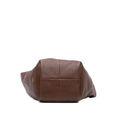 Leather Roman Stud Hobo Bag
