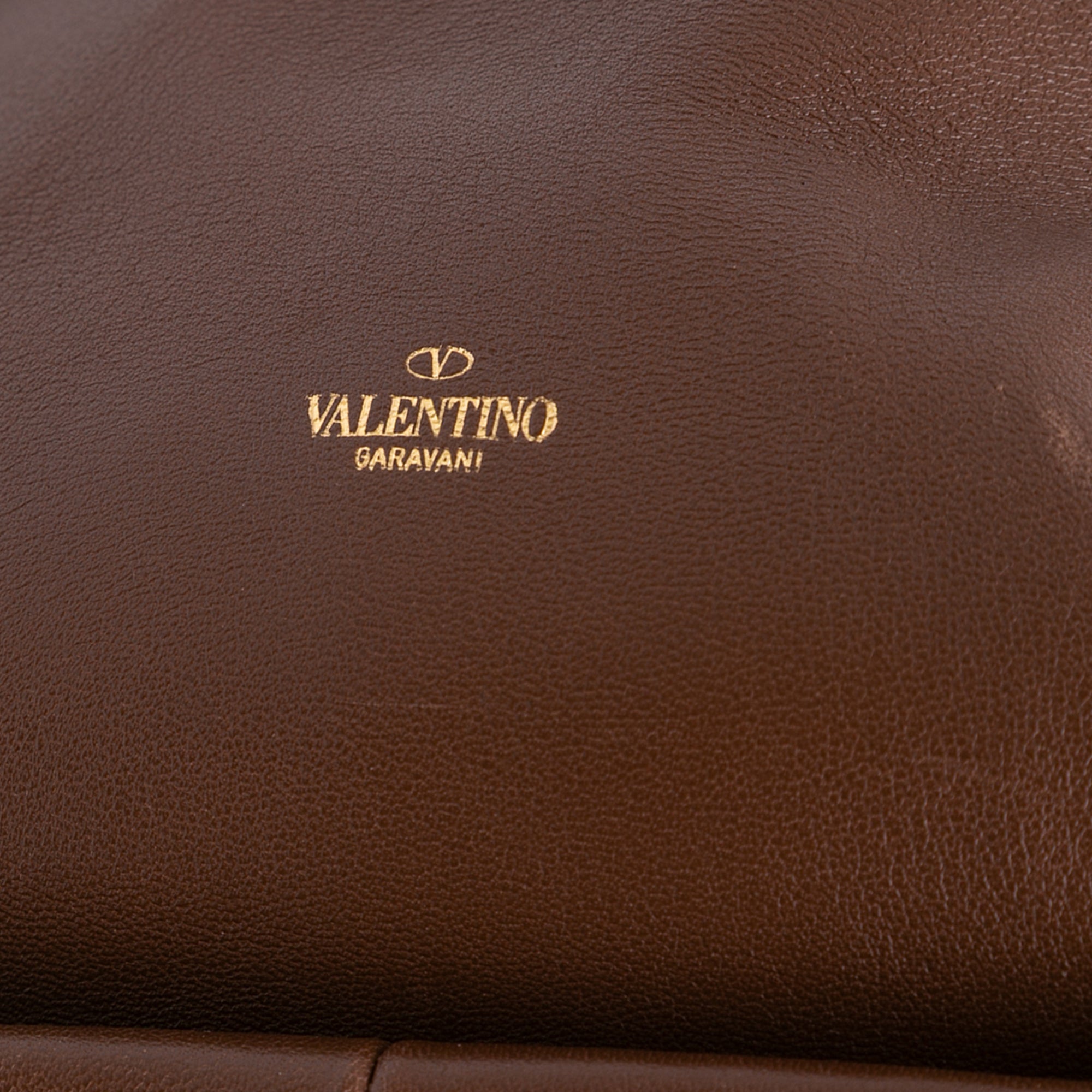 Leather Roman Stud Hobo Bag