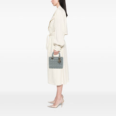 Medium Lambskin Cannage Lady Dior